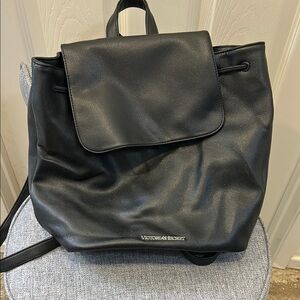 Victoria's Secret Black Minimalist Backpack